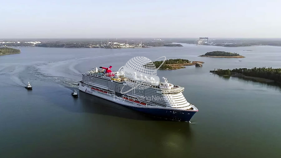 -El Mardi Gras de Carnival Cruise sale para realizar pruebas marítimas-