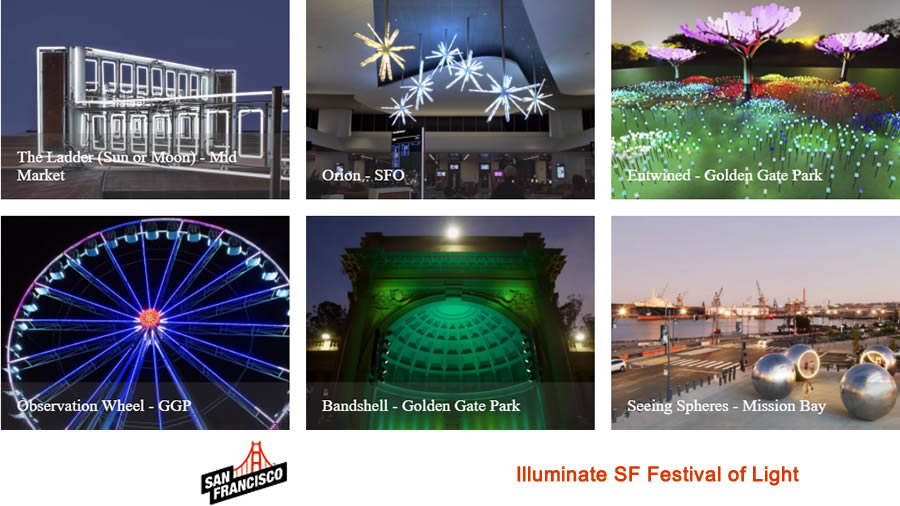 -“Illuminate SF Festival of Light” llena de luces nuevamente a San Francisco-