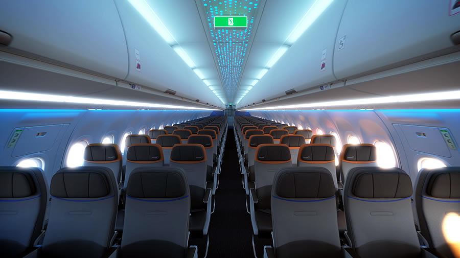 -JetBlue cambia la experiencia de vuelo con el Airbus A321LR de pasillo nico-
