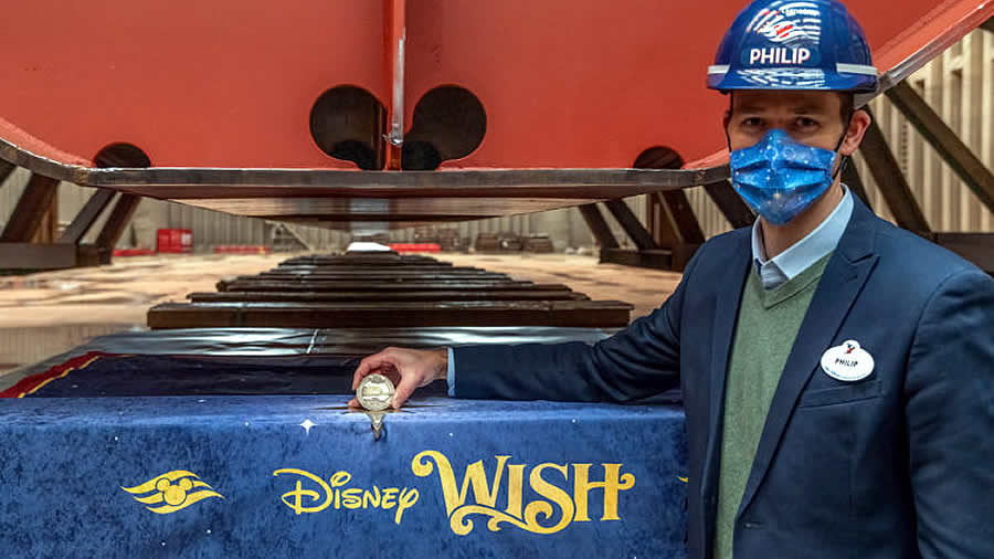 -Un avance en la construcción del Disney Wish-