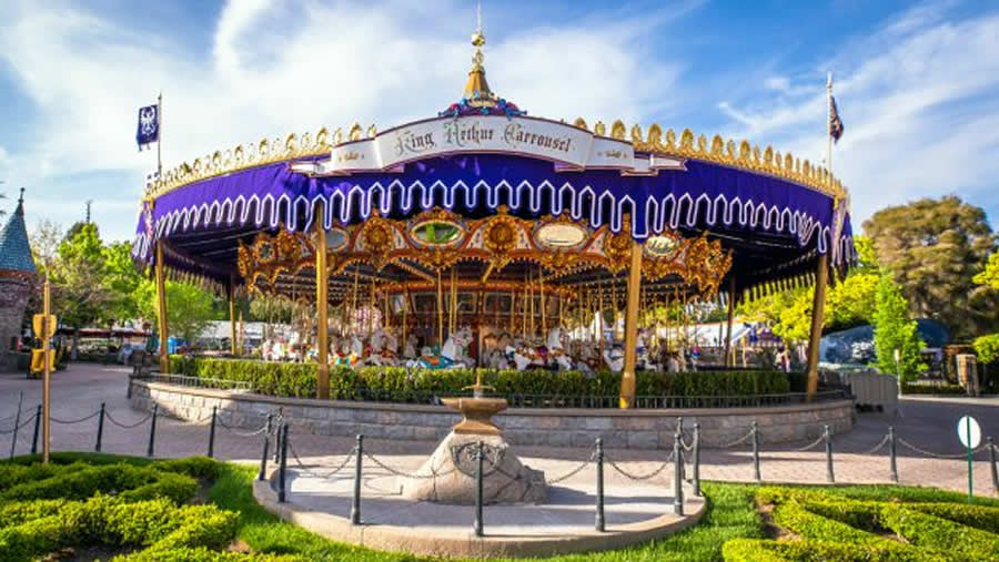 -El fantástico King Arthur Carrousel en Disneyland Park-