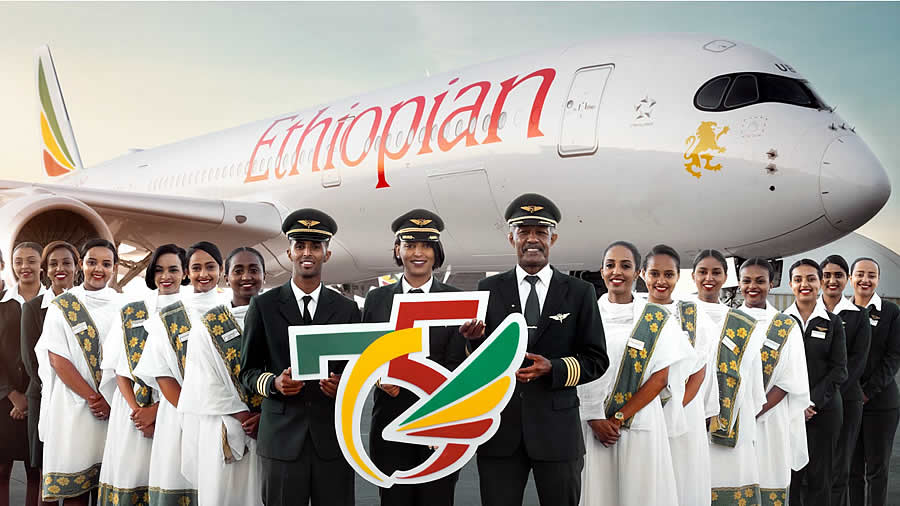 -75º Aniversario de Ethiopian Airlines-