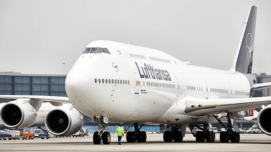 -Lufthansa despliega el Jumbo y el Airbus A350 en Mallorca -