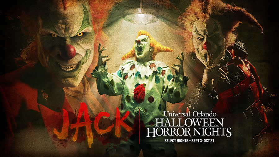 -Jack the Clown regresa como la cara de Halloween Horror Nights de Universal Orlando-