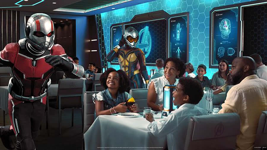 -Avengers: Quantum Encounter en Worlds of Marvel a bordo del Disney Wish-