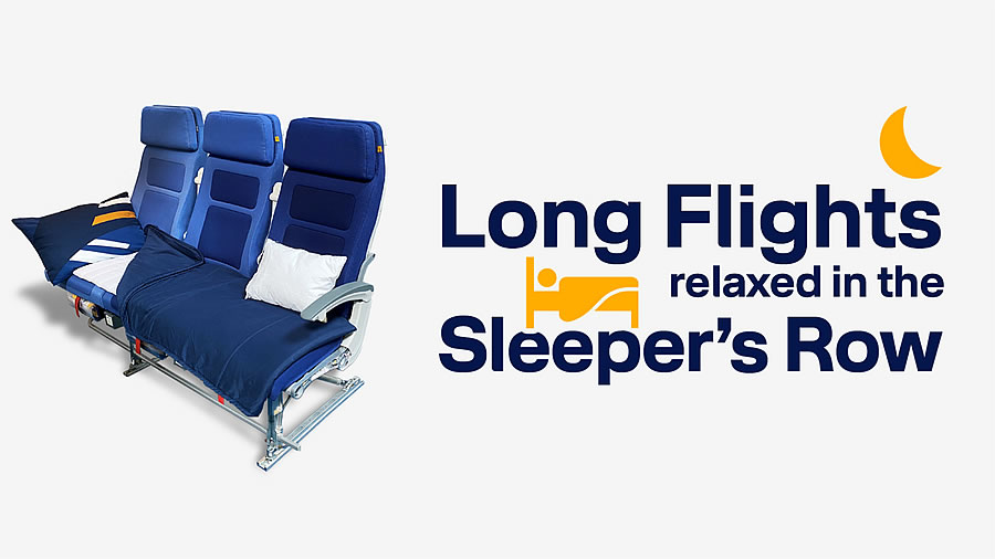 -Lufthansa ofrece un buen descanso a bordo con Sleeper Row-