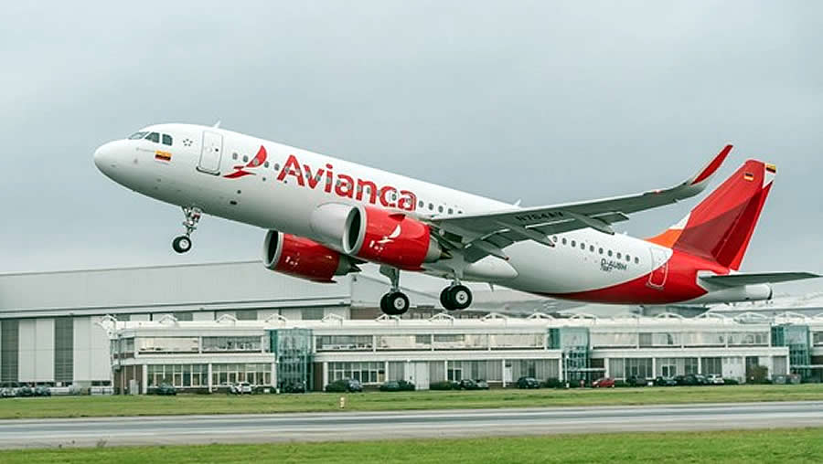 -Airbus Services reconfigura las cabinas de la flota de Avianca de sus A320-