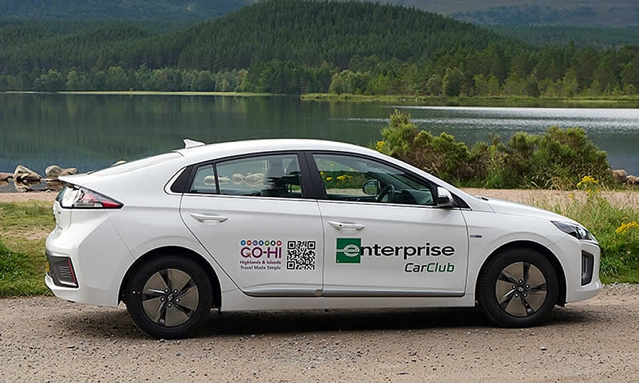 -Enterprise Car Club duplica su flota en Highlands & Islands, Escocia-