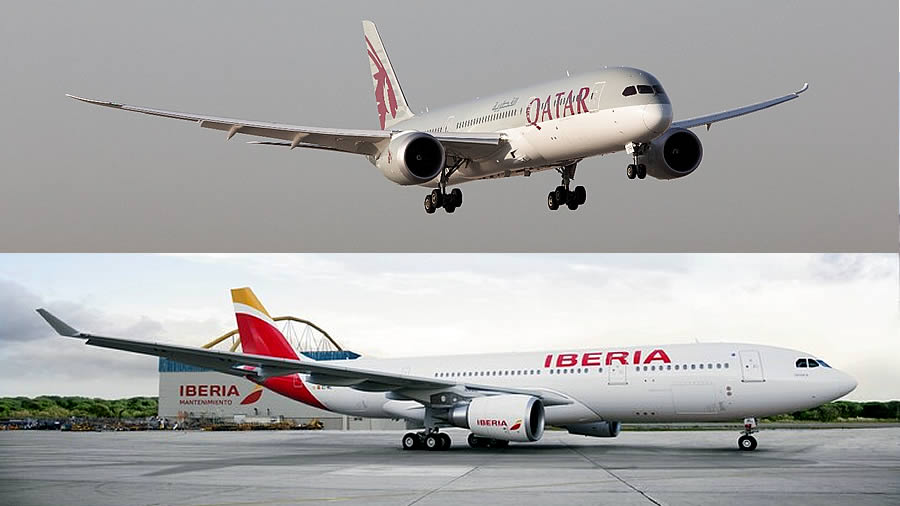 -ANAC autoriza el acuerdo de código compartido entre Iberia y Qatar-