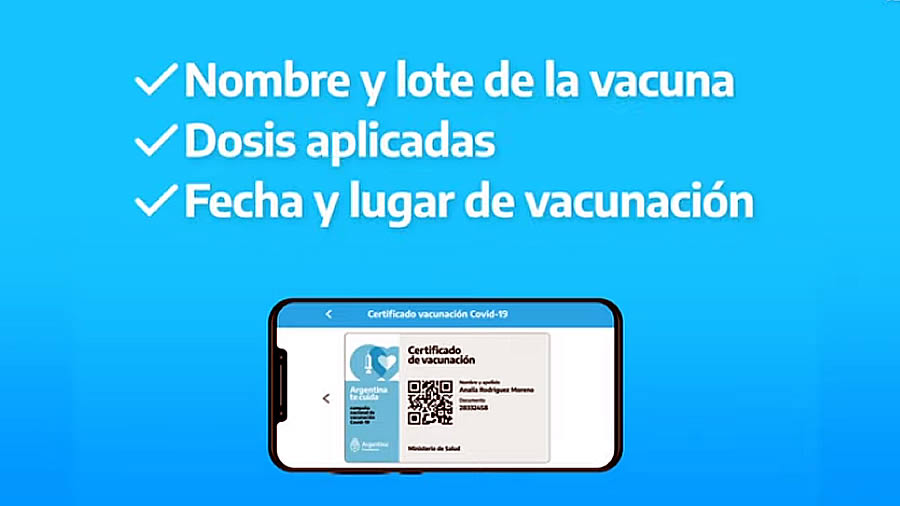 -Rige la Credencial de Vacunacin Digital para viajar el exterior-