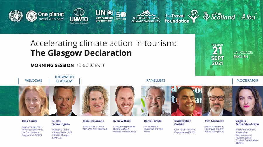 -Declaración de Glasgow sobre la Acción Climática en el Turismo-