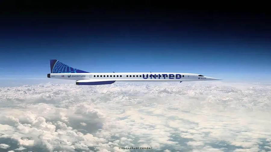 -United proyecta la compra de aviones supersnicos Overture-