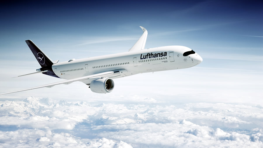-Lufthansa Group alquila aviones de largo radio Airbus A350-900-