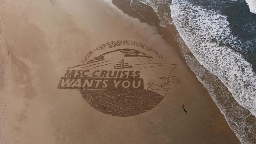 -MSC Cruceros invita a artistas de todo el mundo a disear el casco del MSC Euribia-