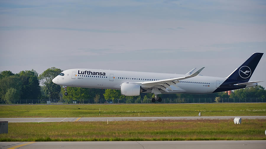 -El nuevo Airbus A350-900 de Lufthansa se llama Munich-