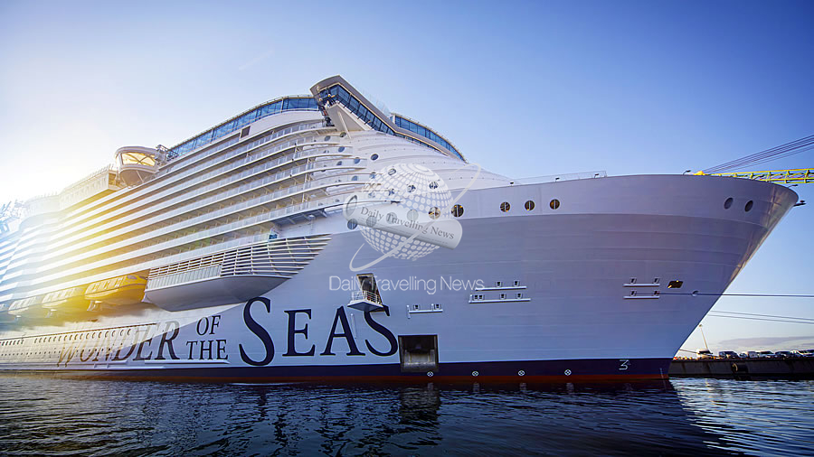 -Royal Caribbean recibe el Wonder of the Seas, el barco más nuevo e innovador-
