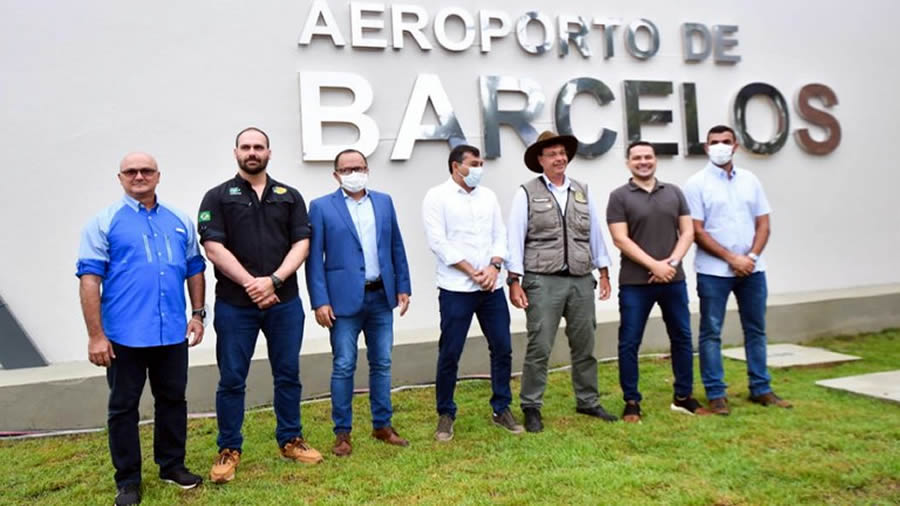 -Inauguraron en Brasil las obras del aeropuerto de Barcelos-
