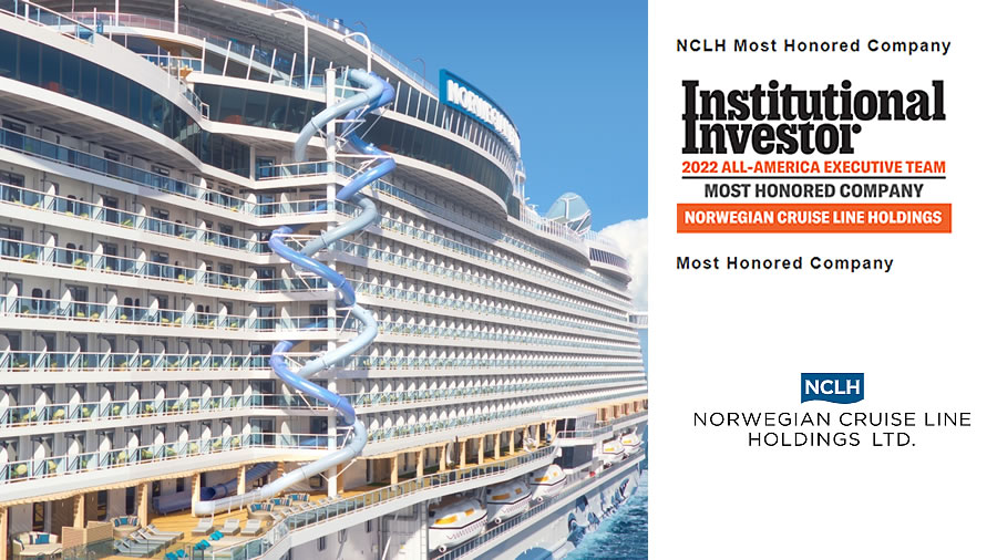 -Norwegian Cruise Line Holdings Ltd. obtiene el premio Most Honored Company-