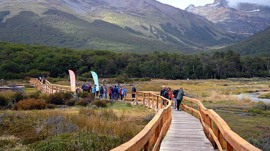 -Tierra del Fuego: inauguraron las obras del Sendero Laguna Esmeralda-