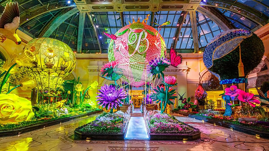 -Flights of Fancy, la exhibición de primavera de Bellagio’s Conservatory & Botanical Gardens-
