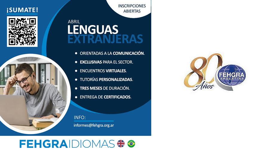 -FEHGRA brinda cursos virtuales de Inglés y Portugués -