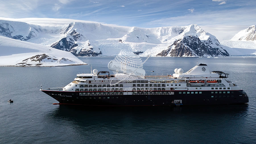 -SIlversea sale desde Puerto Williams con sus cruceros a la Antártida-