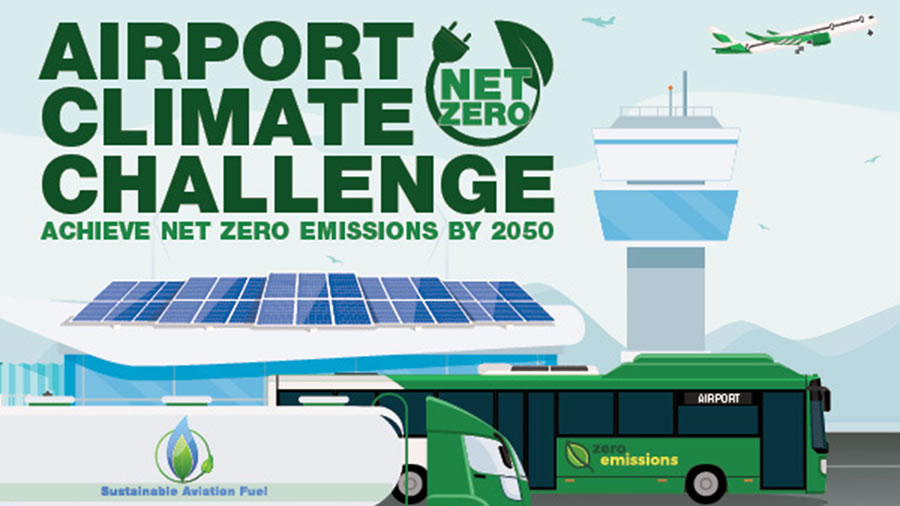-La FAA y los aeropuertos de EE. UU. se unen para enfrentar el desafío climático Net-Zero 2050-