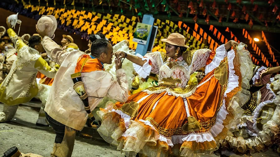 -Las fiestas juninas se celebran en varios estados de Brasil-