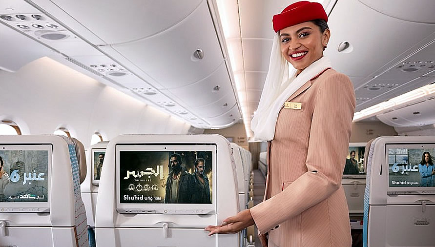 -Emirates lanza nuevos contenidos de entretenimiento a bordo-