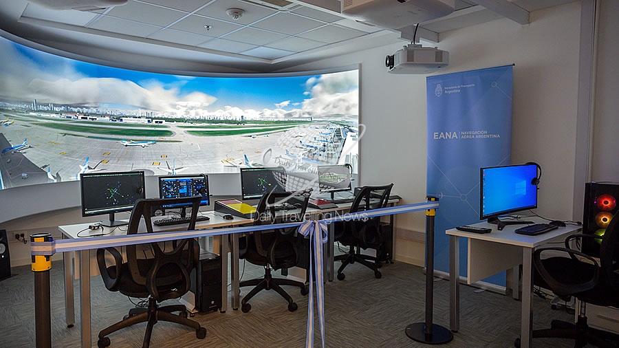 -EANA inauguró el nuevo simulador de torre de control en Aeroparque-
