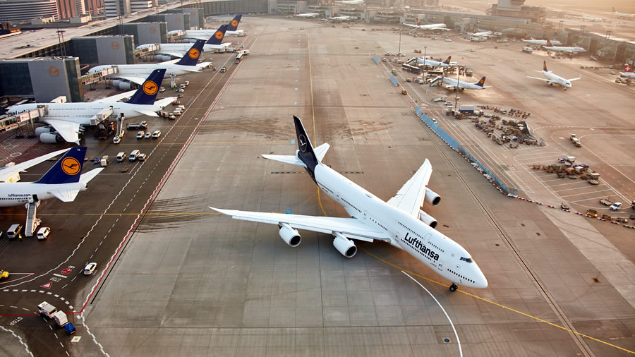 -Lufthansa colabora con la reducción de capacidad en el aeropuerto de Frankfurt-