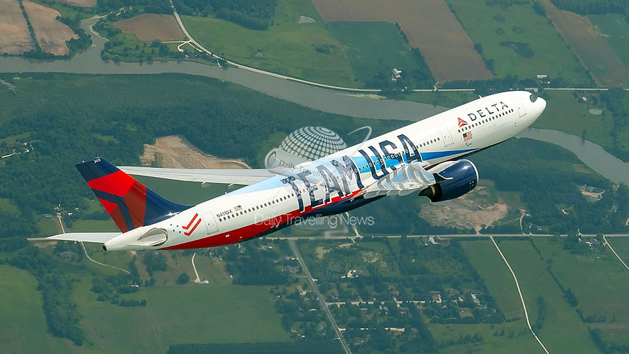 -Delta y team USA A330 aterrizan en la celebración de aviación más grande del mundo-