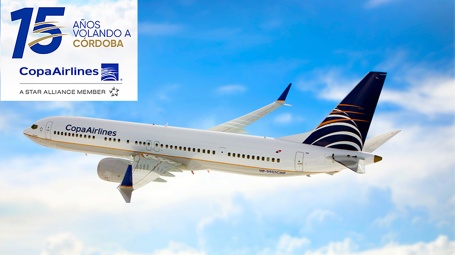 -Copa Airlines festeja 15 años volando a Córdoba-