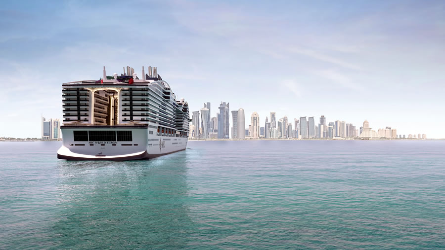 -MSC World Europa será bautizado en Doha, Qatar-