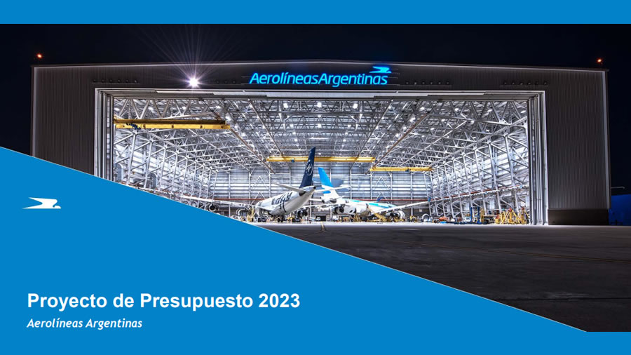-Aerolíneas Argentinas presentó el presupuesto para el 2023-