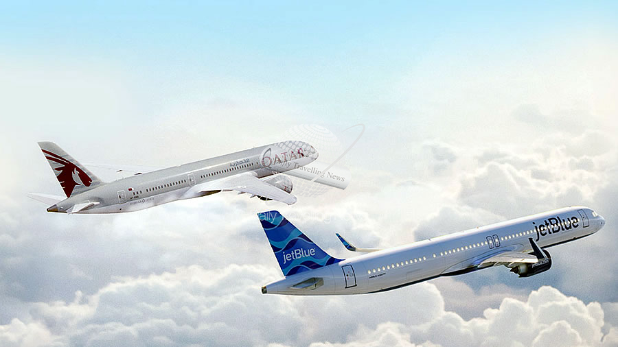 -JetBlue y Qatar Airways mejoran an ms el acuerdo de cdigo compartido-