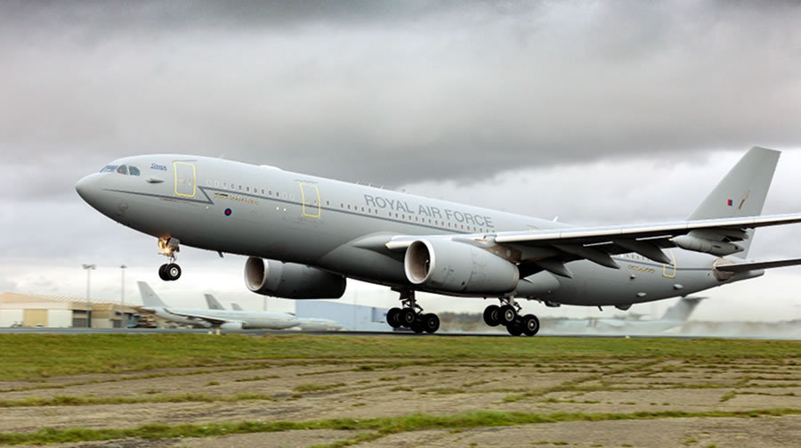 -Airbus A330MRTT completa el primer vuelo de prueba 100% SAF con ambos motores-
