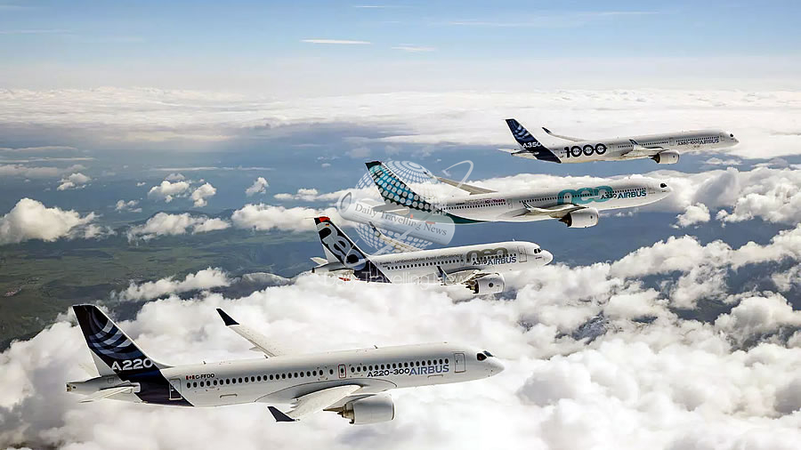 -Airbus informó los pedidos y entregas de aviones comerciales en 2022-