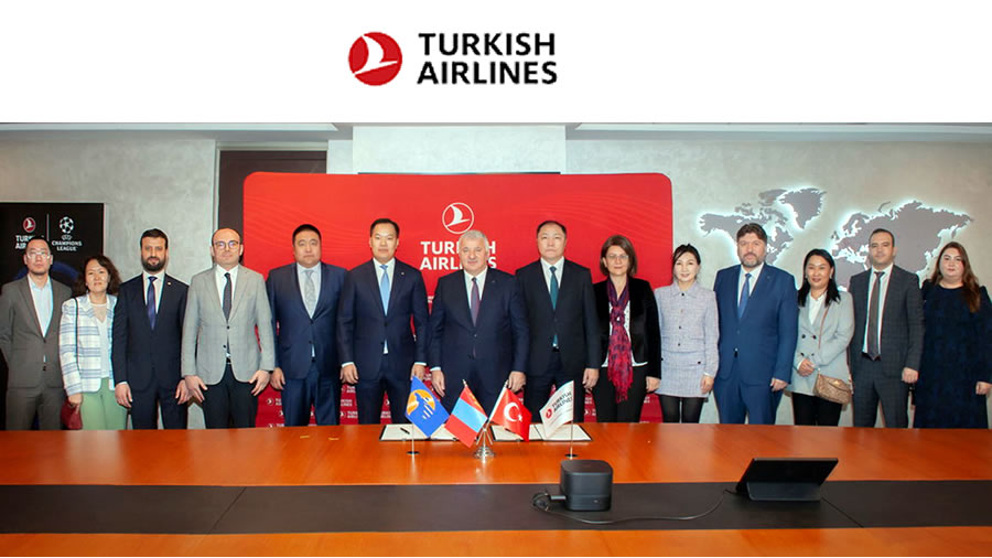 -Turkish Airlines y MIAT Mongolian Airlines firman acuerdo de código compartido-