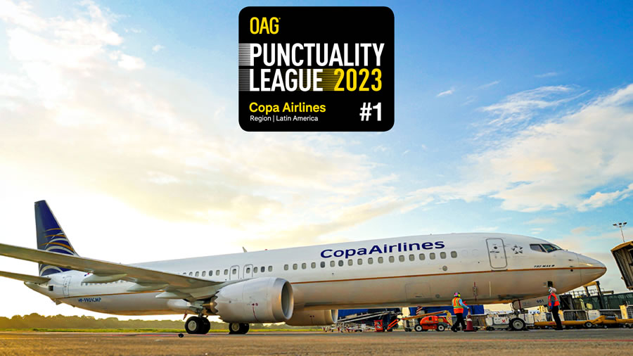 -Copa Airlines primera en el ranking de puntualidad en Latinoamérica-