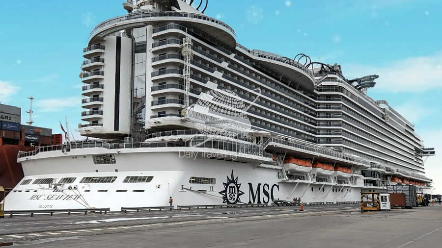 -Tres Naves de MSC Cruceros juntas en el Puerto de Buenos Aires-
