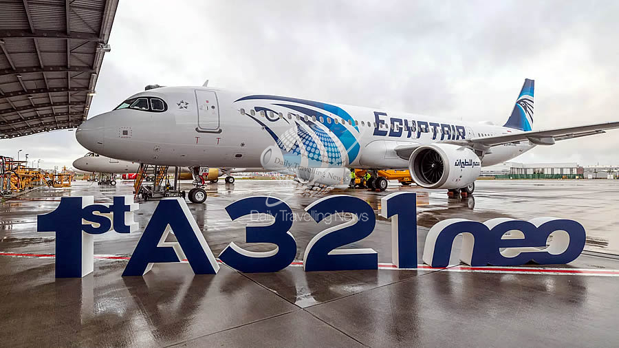 -Egyptair recibe el primer Airbus A321Neo de África-