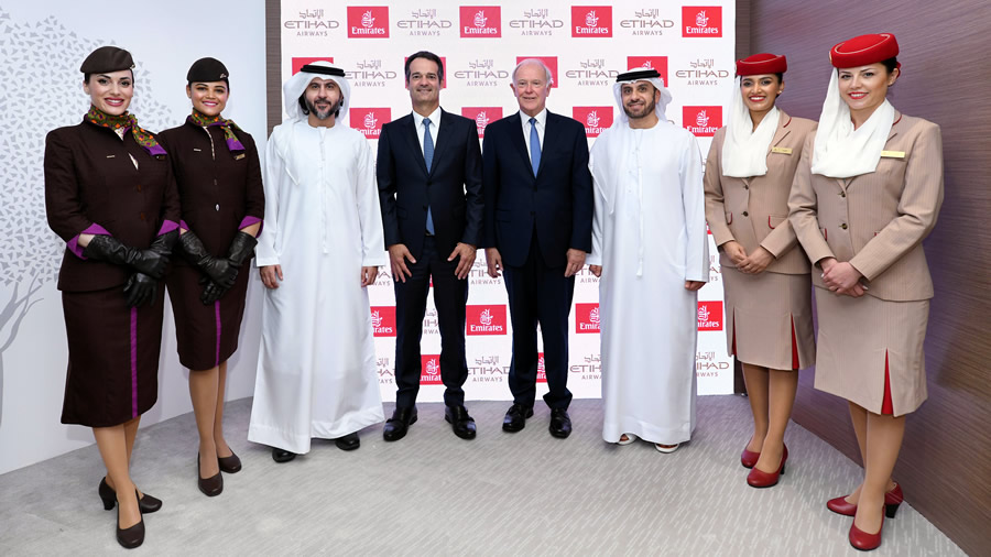 -Emirates Airline y Etihad Airways amplían su acuerdo interlínea-