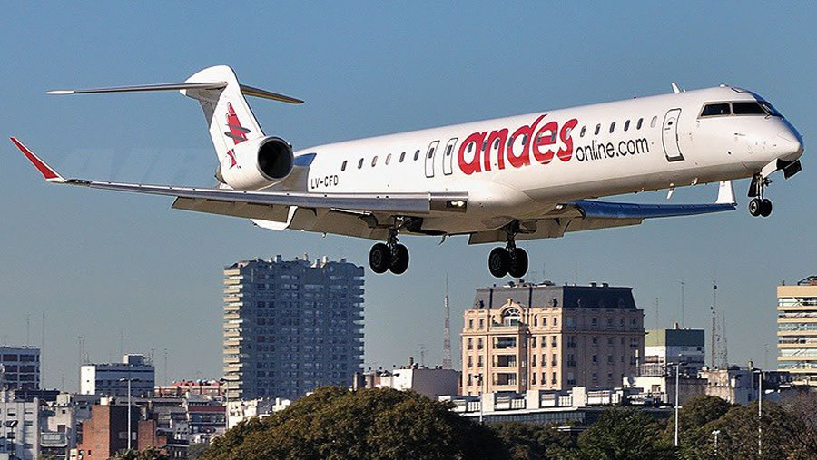 -Andes Líneas Aéreas vuelve a volar en Argentina-