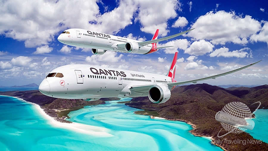 -Qantas amplia su flota de Boeing 787 Dreamliner con un pedido de 12 aviones de fuselaje ancho-