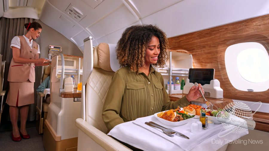 -Nuevo servicio de Emirates contempla el pedido anticipado de comidas a bordo-