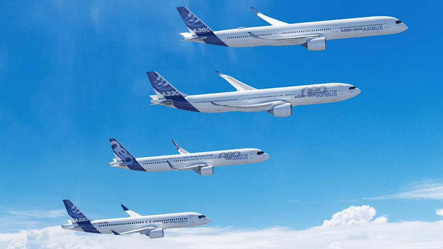 -Airbus anunció los fuertes pedidos y entregas de aviones comerciales efectuados en 2023-
