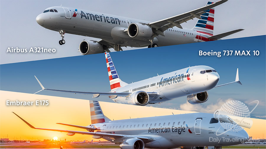 -American Airlines realiza pedidos de aviones Airbus, Boeing y Embraer-