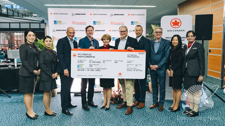 -Air Canada inaugura la ruta entre Vancouver y Singapur-