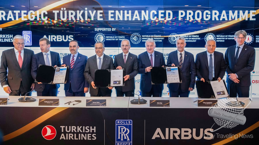 -Turkish Airlines, Airbus y Rolls-Royce refuerzan su trabajo en conjunto-